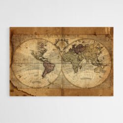 World map vintage