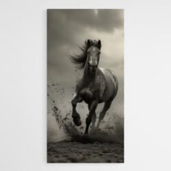 Galloping horse wall art