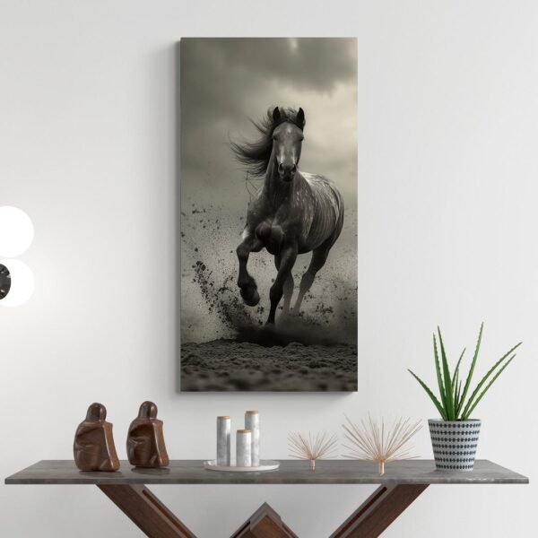 Galloping horse wall art