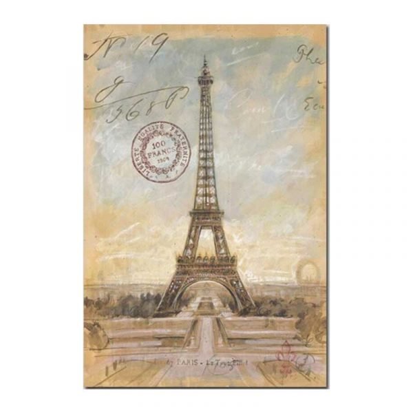 Vintage Eiffel tower