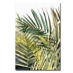 Painting tropical leaves