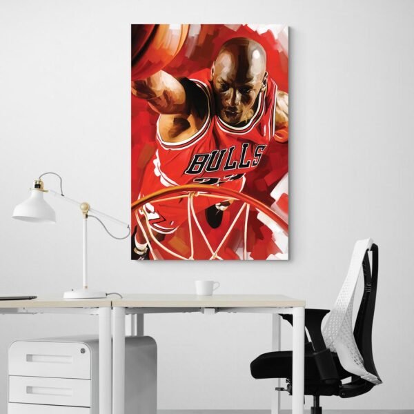 Michael Jordan painting
