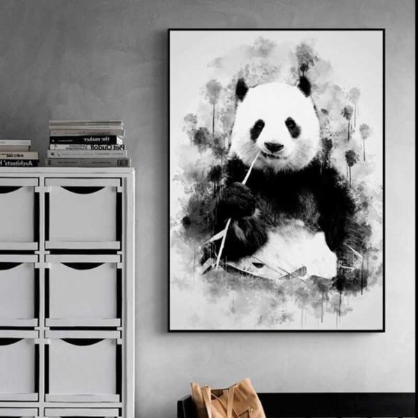 Panda painting