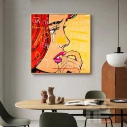 Pop art face