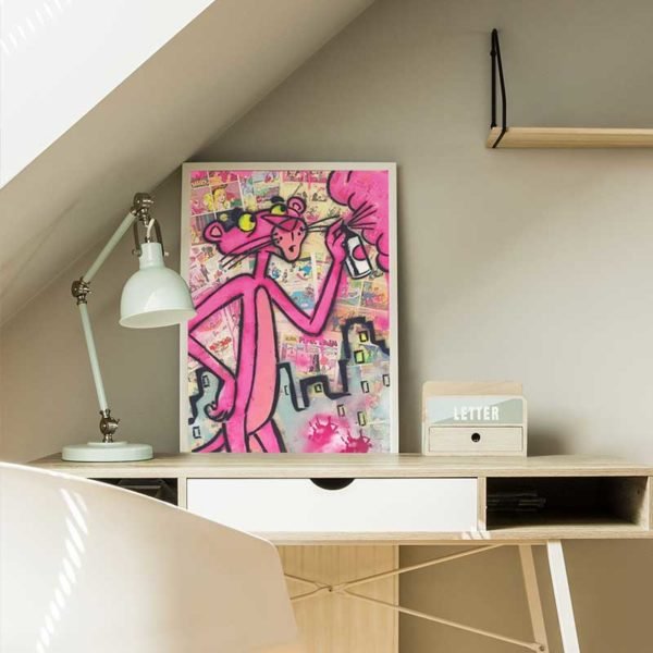 Pink Panther street art
