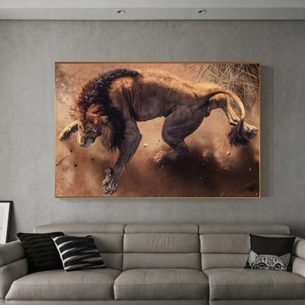 3D lion