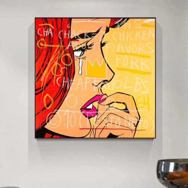 Pop art face