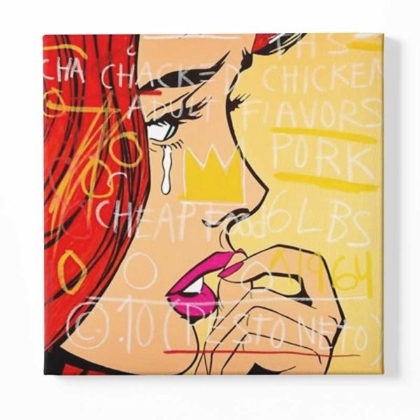 Pop art face