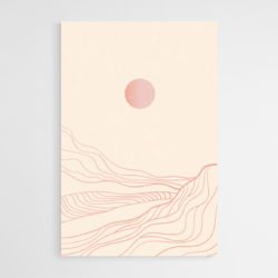 Line art sun