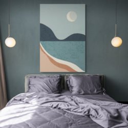 Minimalist beach art