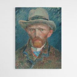 Self-Portrait in Gray Felt Hat - Van Gogh