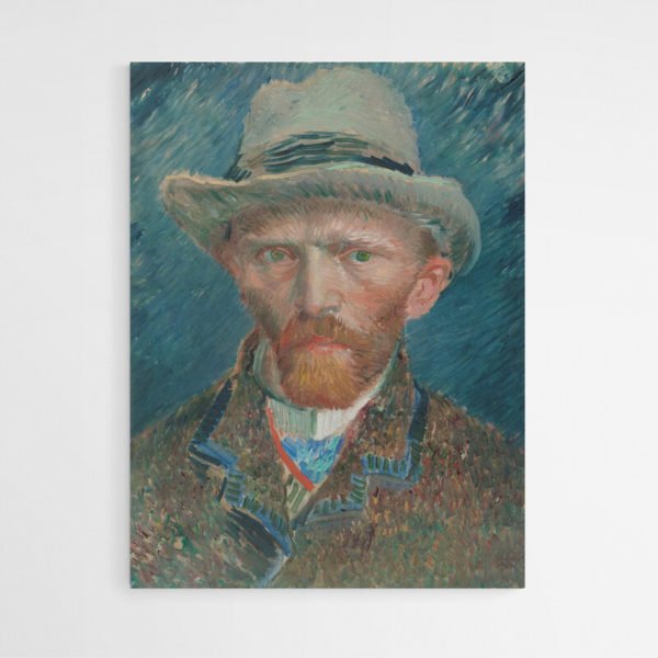 Self-Portrait in Gray Felt Hat - Van Gogh