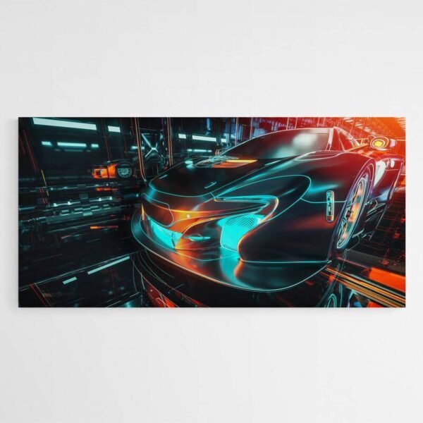 Car canvas wall art