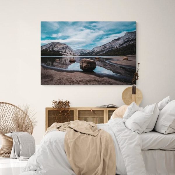 Mountain scene painting