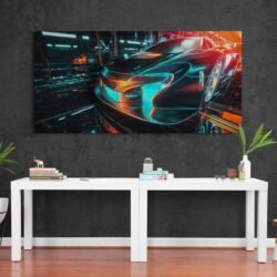 Car canvas wall art