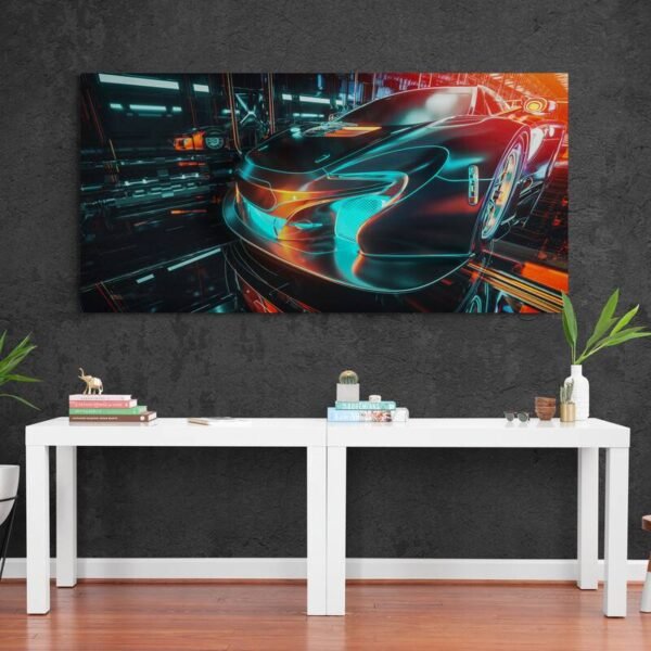 Car canvas wall art