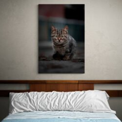 Abstract Cat Painting