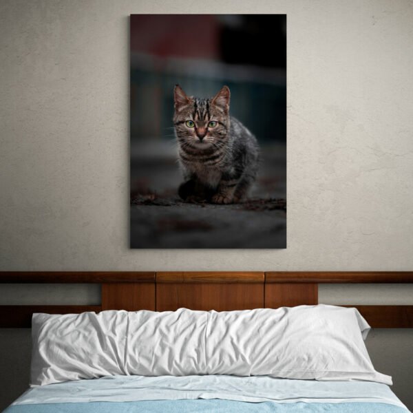 Abstract Cat Painting