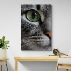 Abstract Cat Painting