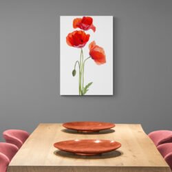 red poppy paint