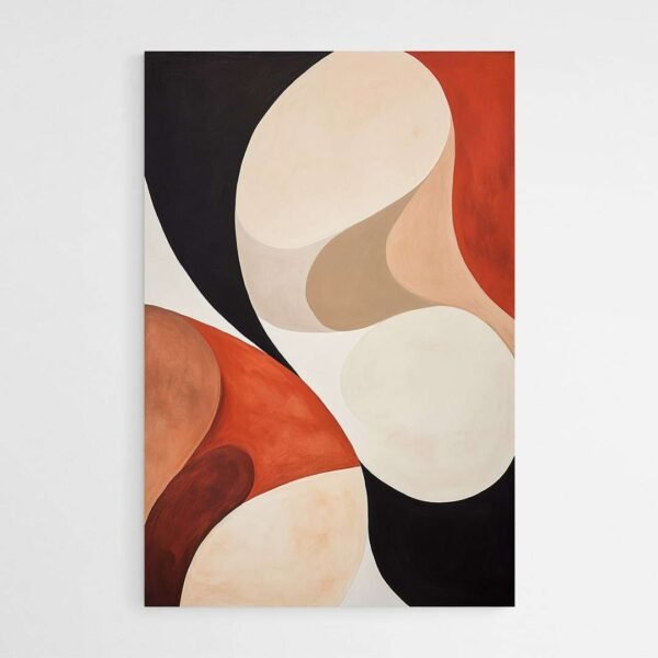 orange abstract art