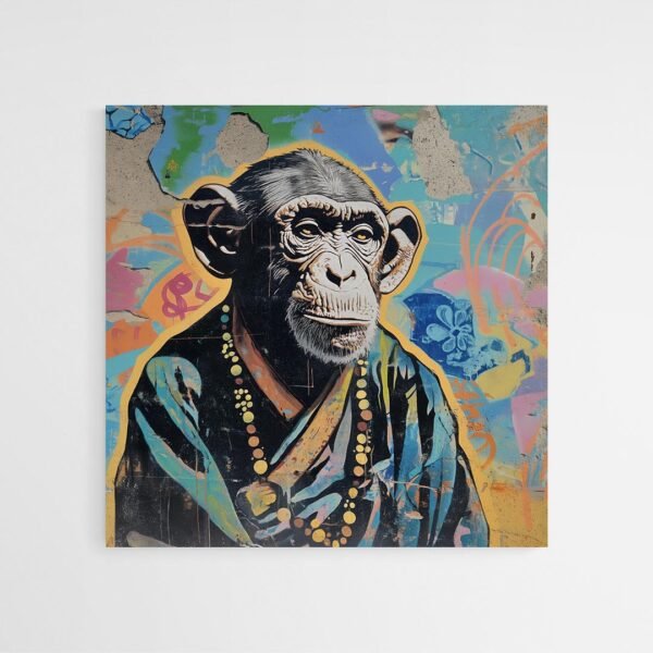 monkey canvas wall art