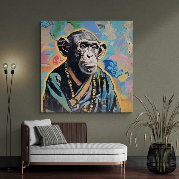 monkey canvas wall art
